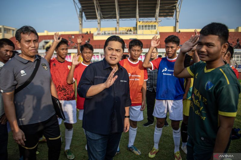 Erick Thohir tinjau seleksi Timnas U-17