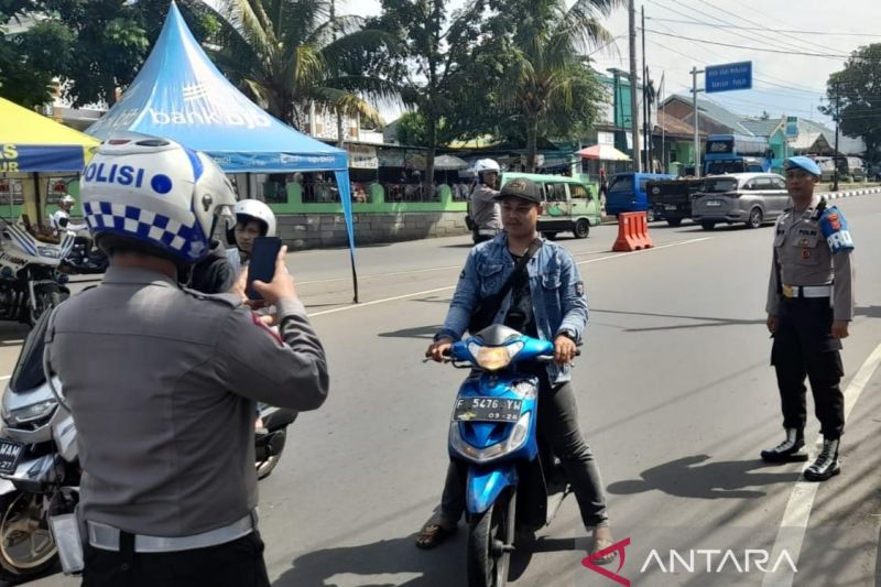 Polres Cianjur jaring 781 pelanggar sepekan Operasi Patuh Lodaya