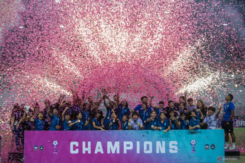 Thailand juara AFF U-19 Women Championship 2023