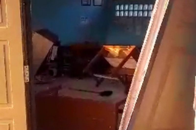 Terduga pelaku perusakan bangunan SDN Datarlimus ditangkap polisi