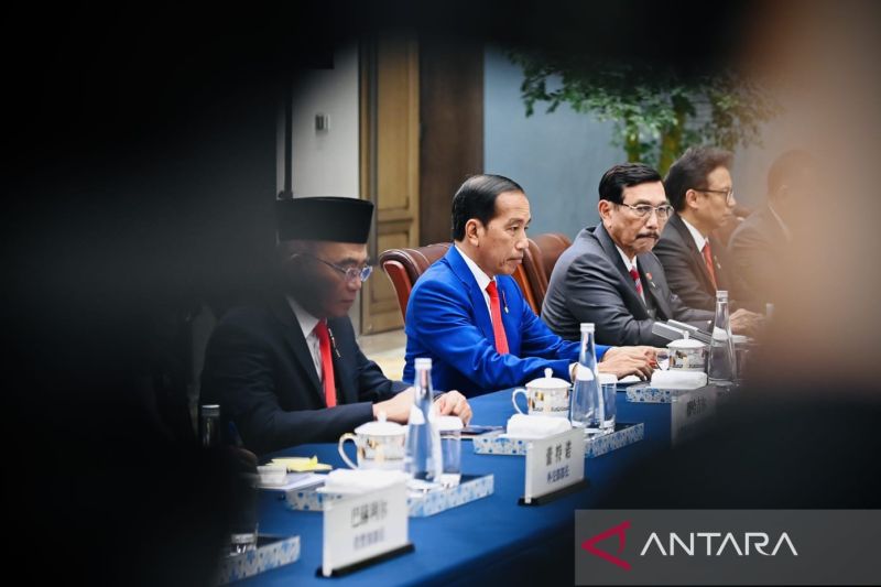Jokowi dan Xi Jinping bahas penguatan kerja sama ekonomi dan investasi di IKN