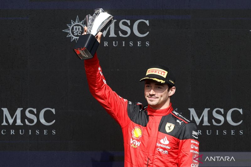 Pebalap Leclerc masih belum puas meskipun raih podium GP Belgia