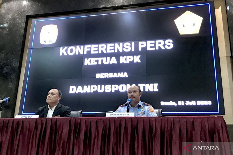 Puspom TNI tetapkan Kabasarnas HA dan Koorsmin Kabasarnas ABC sebagai tersangka