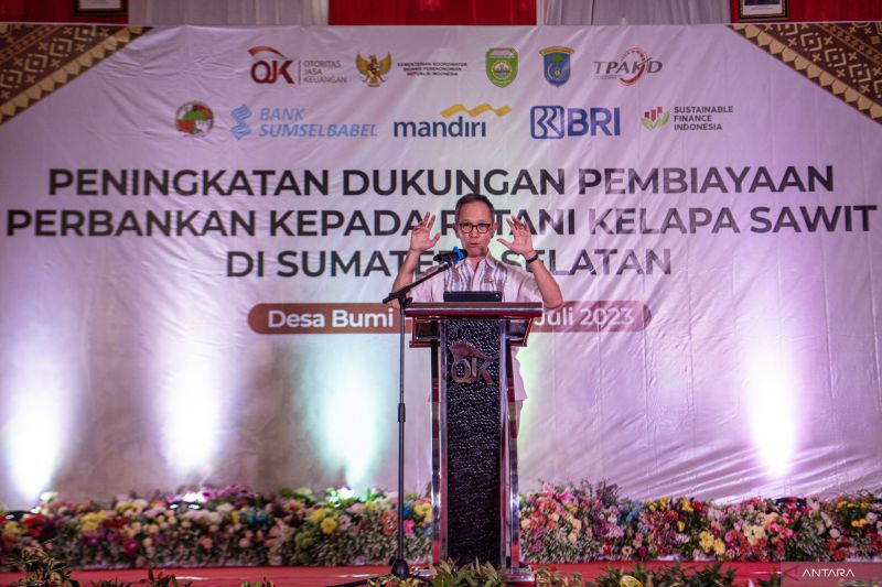 Dukungan pembiayaan petani kelapa sawit oleh OJK