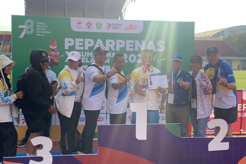 Jawa Barat rebut medali emas tolak peluru Peparpenas X 2023