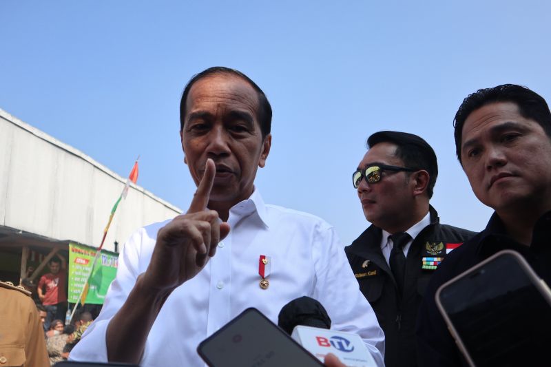 Jokowi sebut uji materi batas usia minimum capres-cawapres urusan yudikatif