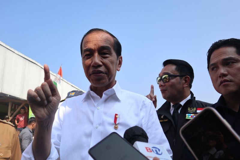 Jokowi enggan komentari calon pengganti Panglima TNI dan KSAD