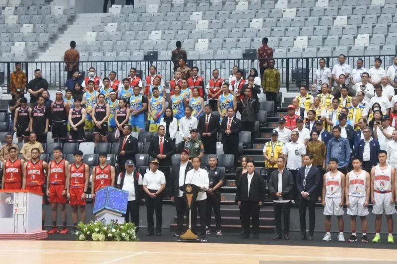 Presiden Jokowi resmikan Indonesia Arena di GBK Senayan Jakarta