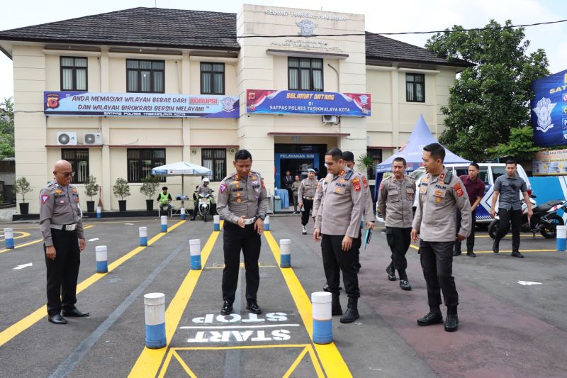 Polres Tasikmalaya Kota terapkan model baru ujian praktik SIM