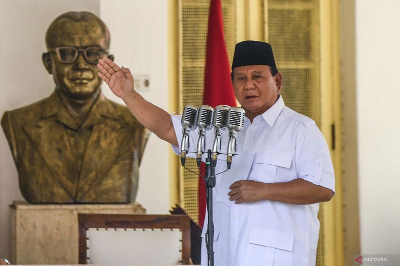 Prabowo sebut Presiden Jokowi tidak campur tangan urusan parpol