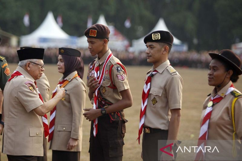 Wapres: Gerakan Pramuka Mampu Cetak Generasi Calon Pemimpin Bangsa ...