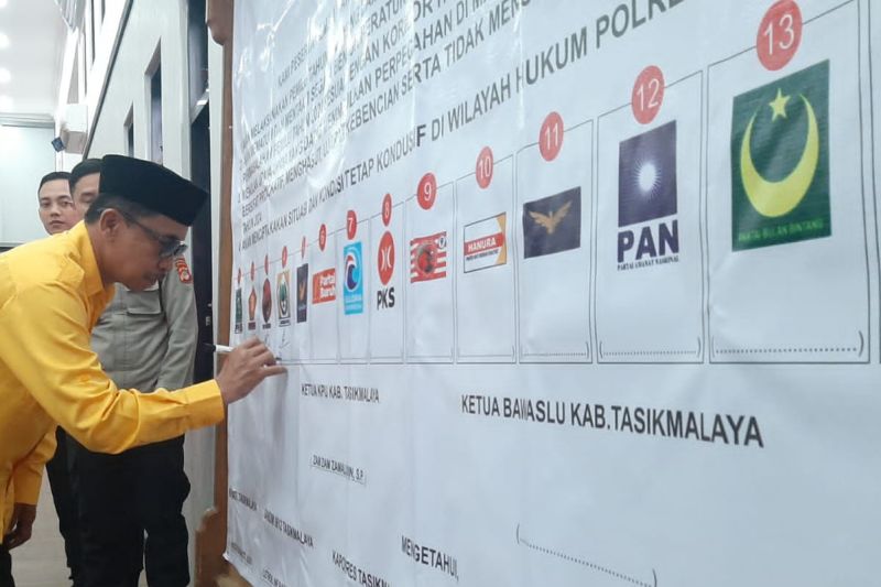 Pengurus parpol di Kabupaten Tasikmalaya berikrar jaga pemilu damai