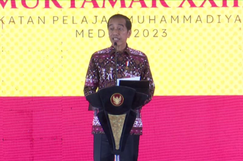 Teka-teki pertanyaan Presiden Jokowi di acara Muktamar IPM