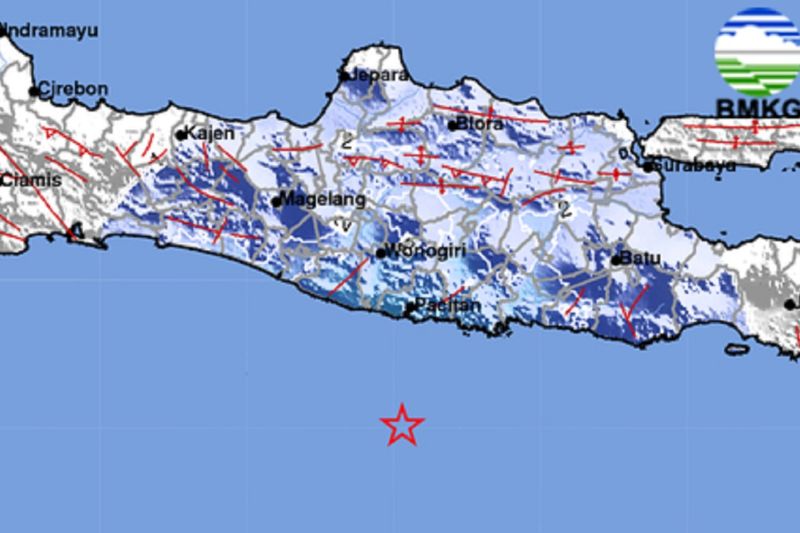 Gempa magnitudo 5.0 berpusat di Pacitan guncang Jawa Timur
