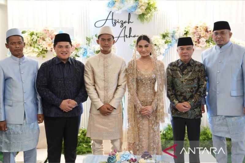 Pratama Arhan nikahi Nurul Azizah di Tokyo, Erick Thohir beri tips pernikahan