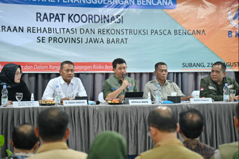 BNPB minimalisasi dampak bencana dengan peringatan dini di Jawa Barat