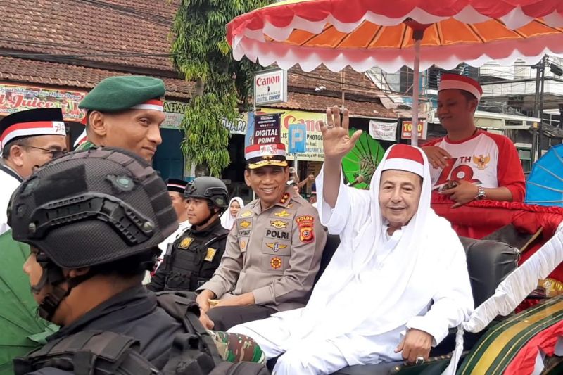 Polda Jabar gelar Kirab Merah Putih di Tasikmalaya dihadiri Habib Luthfi