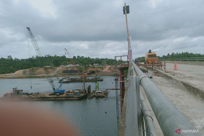 Progres Duplikasi Jembatan Pulau Balang Penajam Capai 30 Persen ...