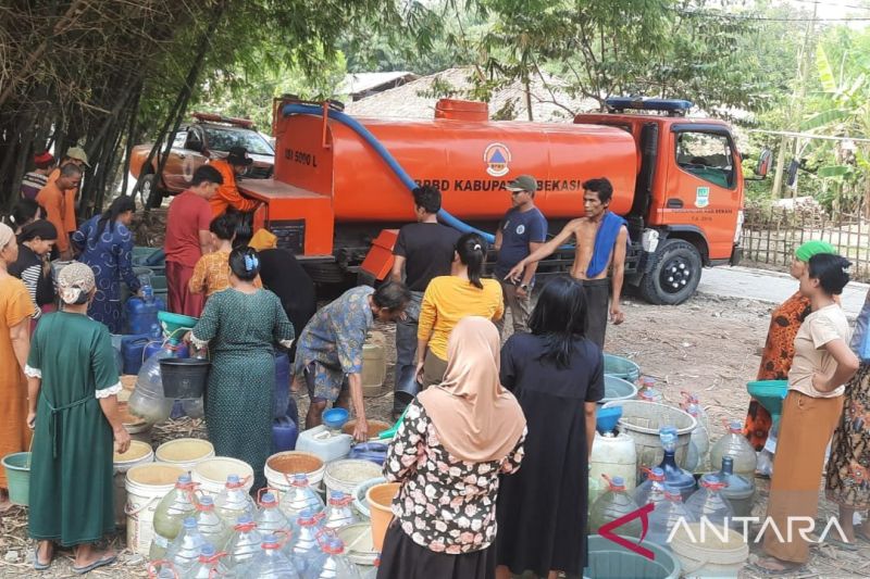 18.243 warga dari 22 desa di Kabupaten Bekasi terdampak kekeringan
