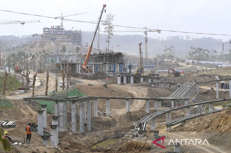 Progres pembangunan IKN Nusantara