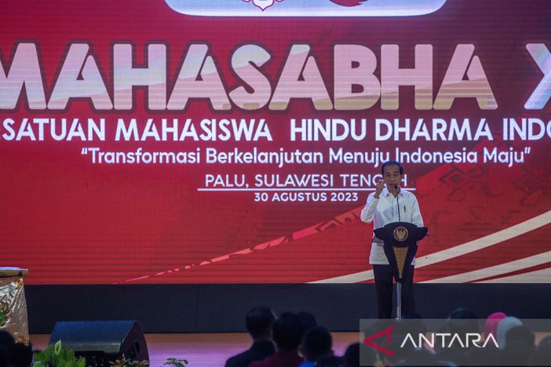 Presiden Jokowi buka Mahasabha XIII di Palu