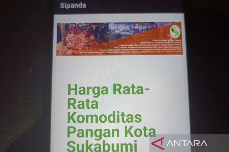 Pemkot Sukabumi luncurkan Sipanda permudah warga mendapat informasi pangan