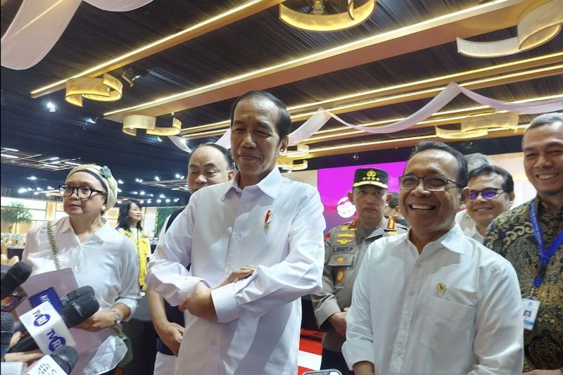 Presiden Jokowi tinjau persiapan 'venue' KTT ASEAN 2023