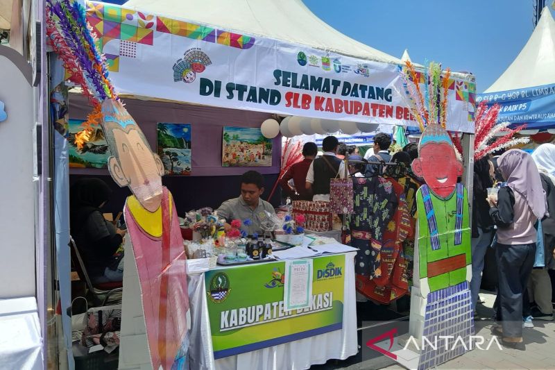 Disdik Jabar menggelar pameran untuk unjuk karya siswa SLB