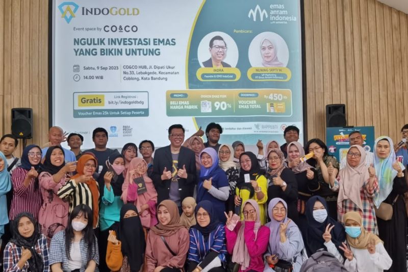 Indogold edukasi warga Bandung untuk tingkatkan literasi pengelolaan keuangan