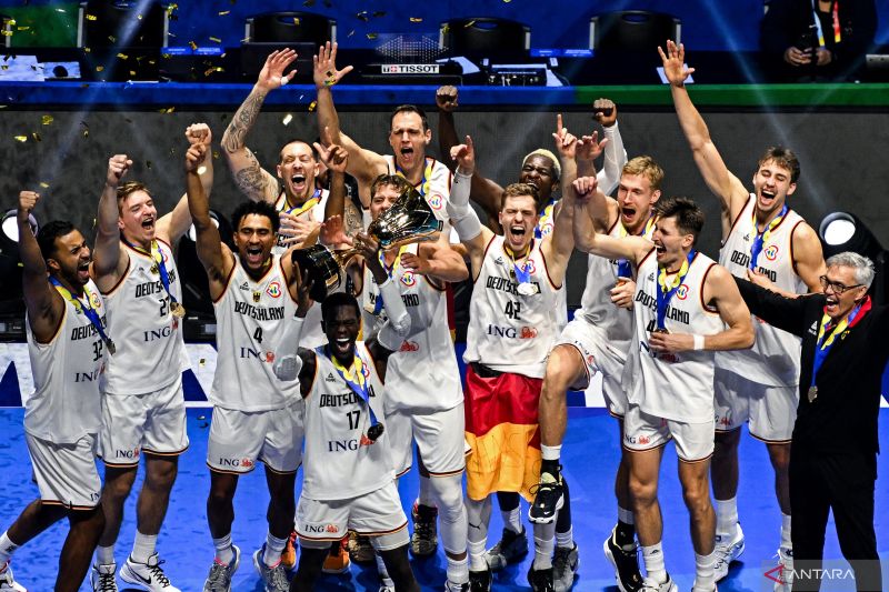 Jerman juara Piala Dunia FIBA 2023 setelah tundukkan Serbia 83-77