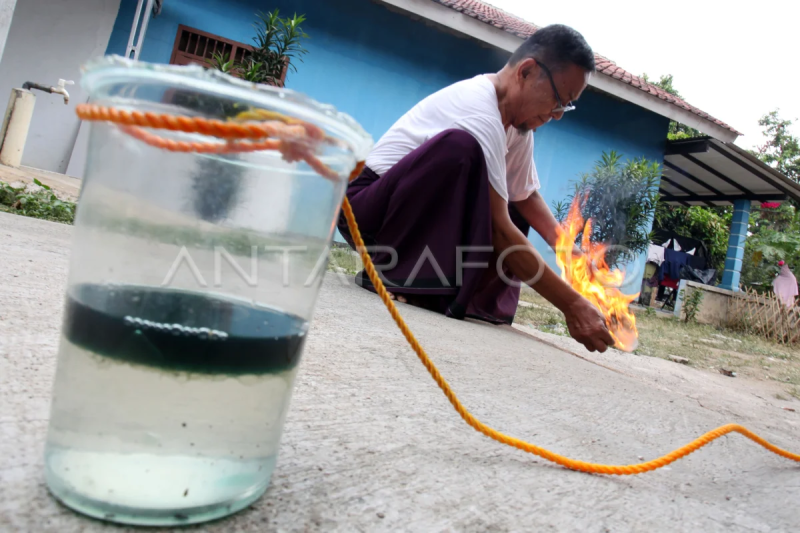 Air sumur warga tercemar BBM di Bogor