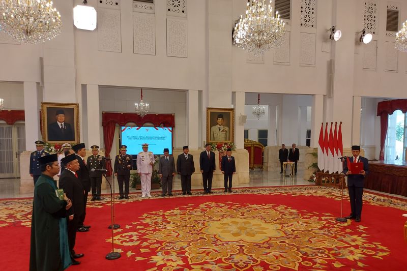 Presiden Jokowi lantik Sahat Manaor Panggabean jadi Kepala Badan Karantina