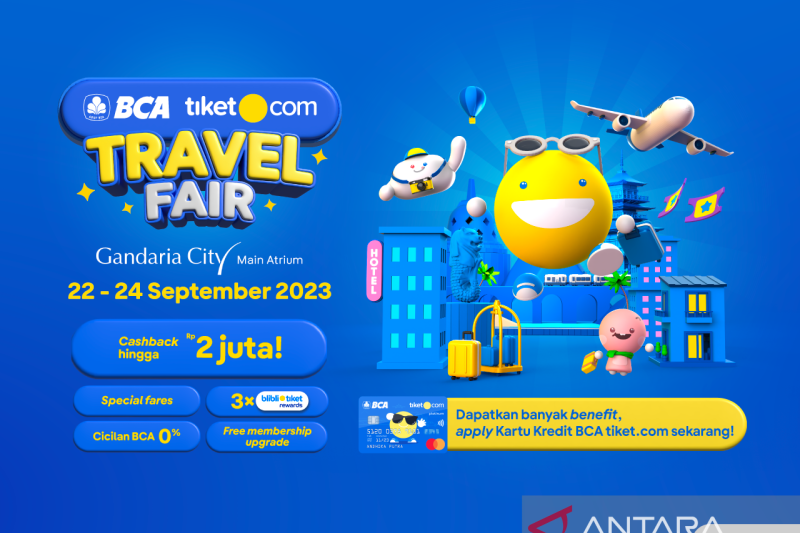 Tiket.com Dan BCA Gelar Travel Fair 2023 Tawarkan Tiket Murah - ANTARA News