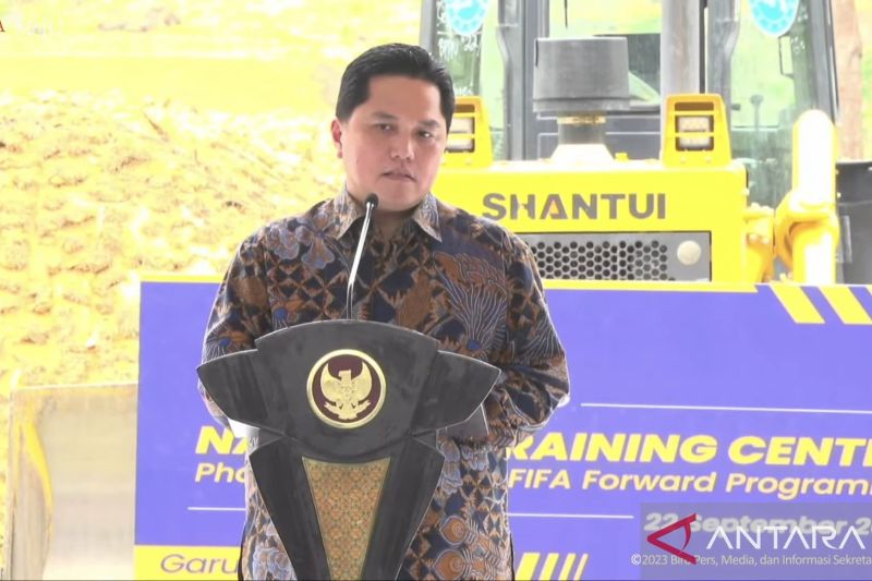 Erick: FIFA Kucurkan Rp85,6 Miliar Bangun National Training Center IKN ...