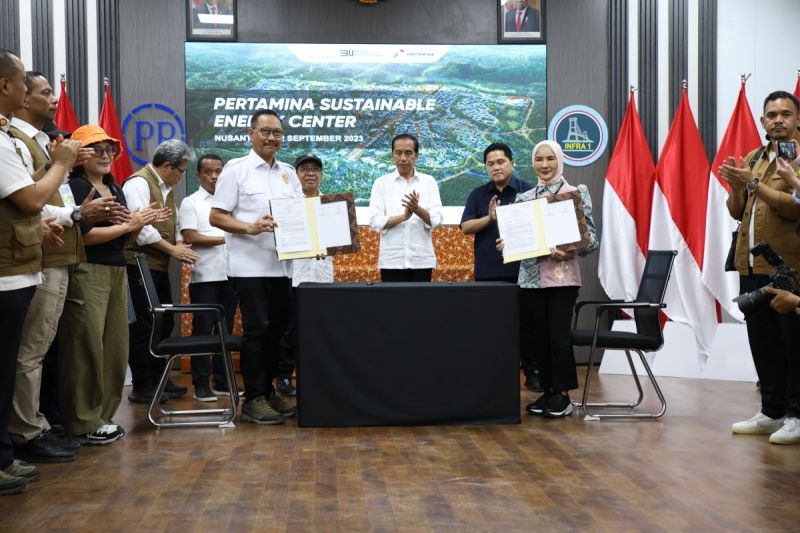 Kemarin, kolaborasi OIKN-Pertamina sampai aliran modal asing