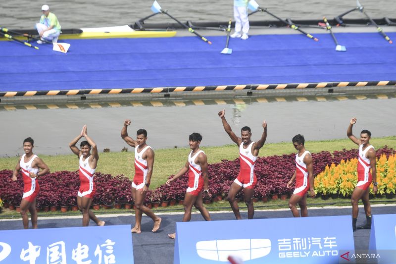 Indonesia raih perunggu ketiga dayung dari nomor men's eight