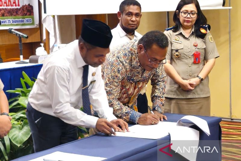 Kemenag-BPN Papua Barat Teken MoU Percepat Sertifikasi Tanah Wakaf ...