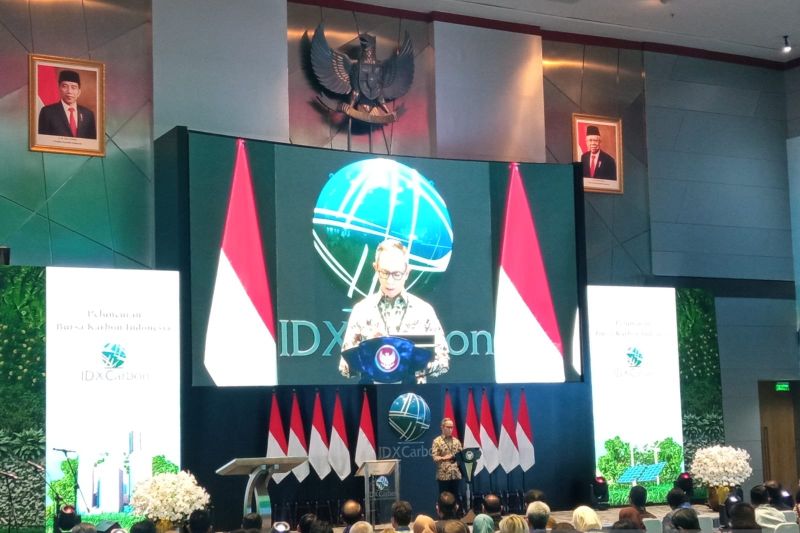 Bursa Karbon Indonesia resmi diluncurkan oleh Presiden