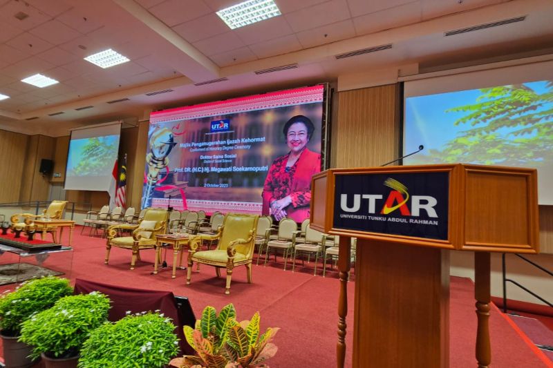 Megawati di Malaysia terima gelar doktor kehormatan UTAR