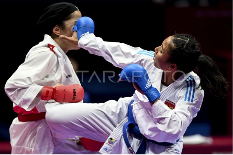 Karateka Indonesia Coki gagal raih medali karate