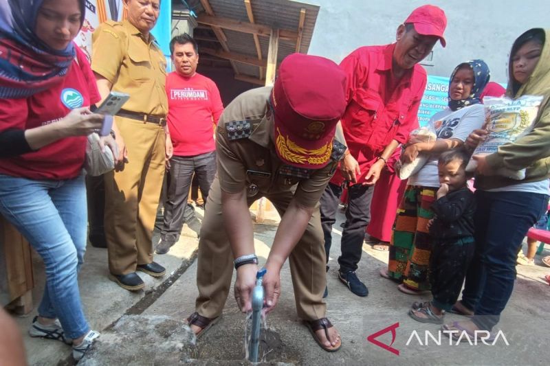 Pemkab Cianjur berikan sambungan air bersih gratis untuk 1.665 warga