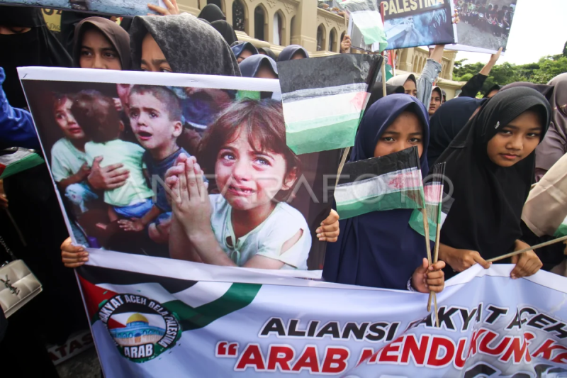 Aksi dukung Kemerdekaan Palestina