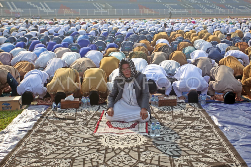 Sholat memohon turun hujan di Tangerang