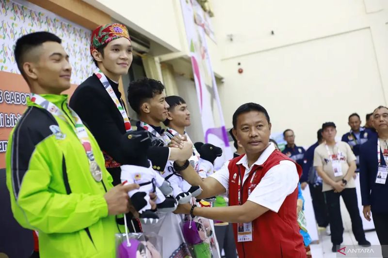 Jawa Barat dominasi perolehan medali nomor newaza system jiu jitsu IMAG 2023