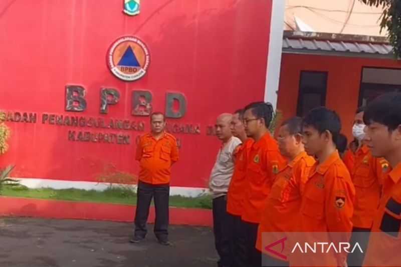 BPBD Cianjur tempatkan seratus relawan antisipasi bencana alam