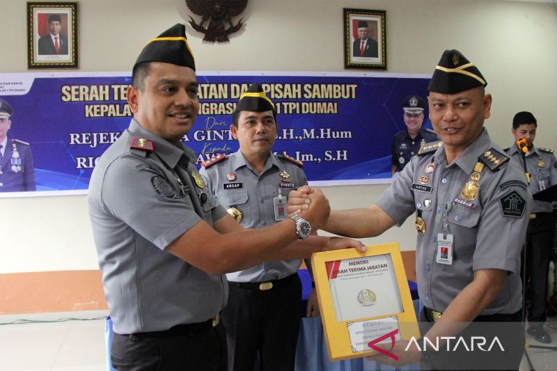 FOTO - Sertijab Kepala Kantor Imigrasi Dumai