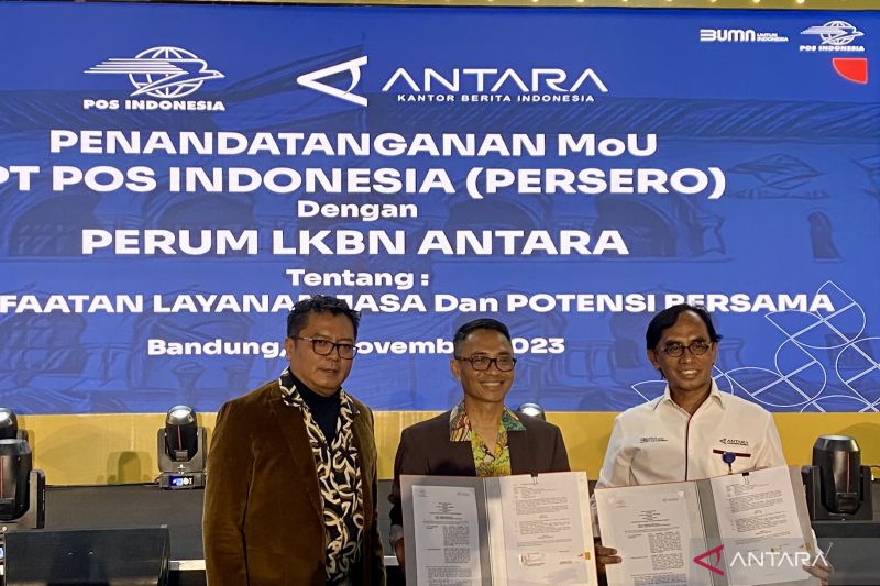 Perum LKBN ANTARA sepakati kerja sama dengan PT Pos Indonesia