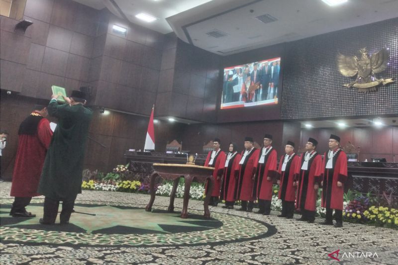 Suhartoyo dilantik sebagai ketua MK menggantikan Anwar Usman