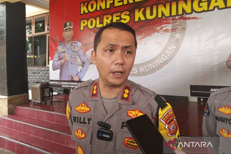Polres Kuningan siagakan petugas untuk amankan gudang logistik pemilu