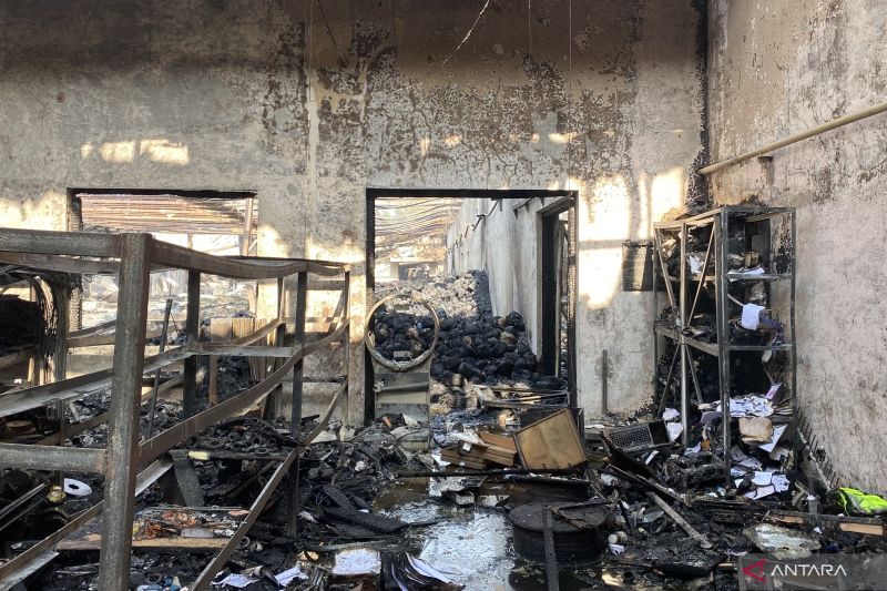 Polrestabes Bandung selidiki penyebab kebakaran pabrik pemintalan kapas
